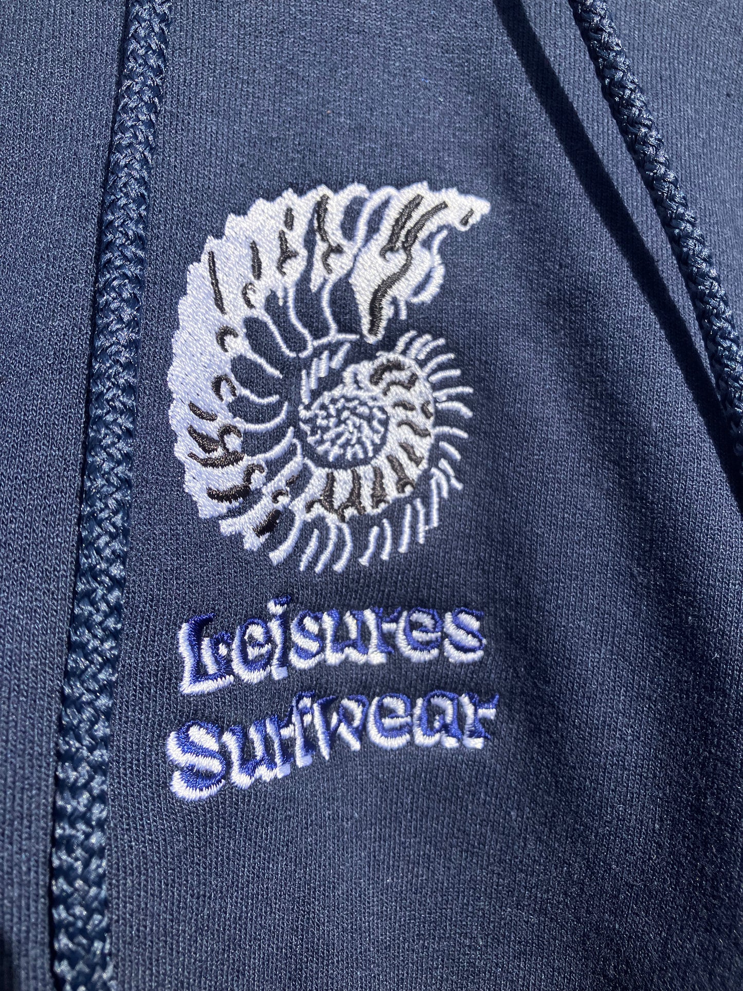 Embroidered Shell Hoodie
