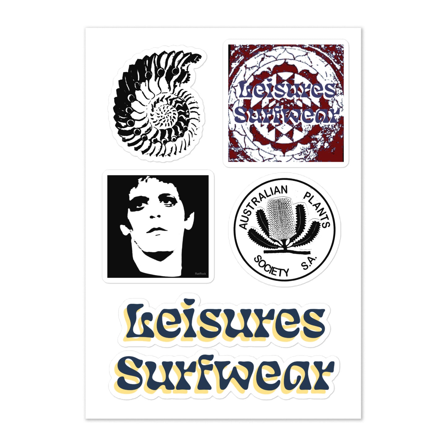 Leisures Sticker sheet